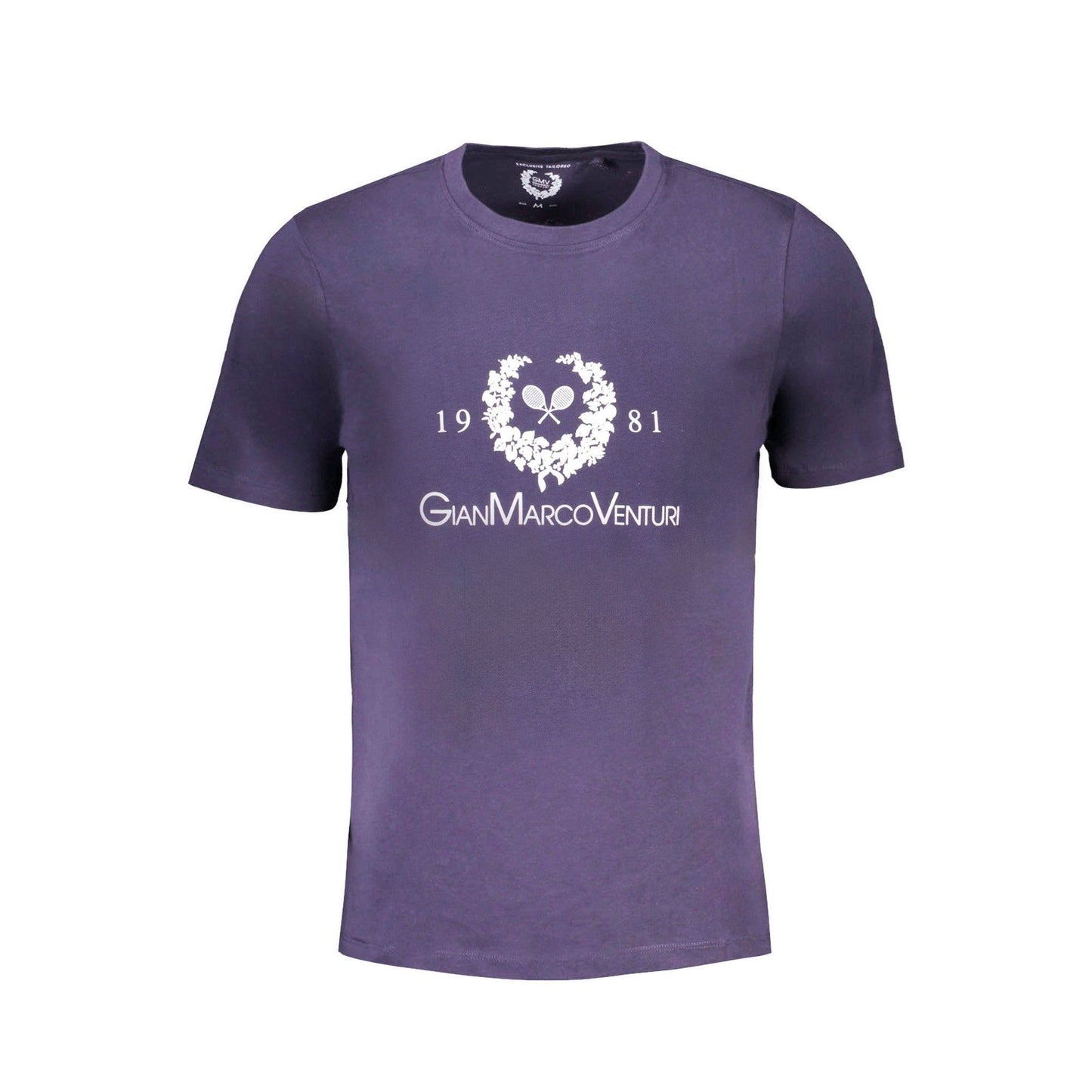 Gian Marco Venturi Tricou AU01419LINO BLEUMARIN