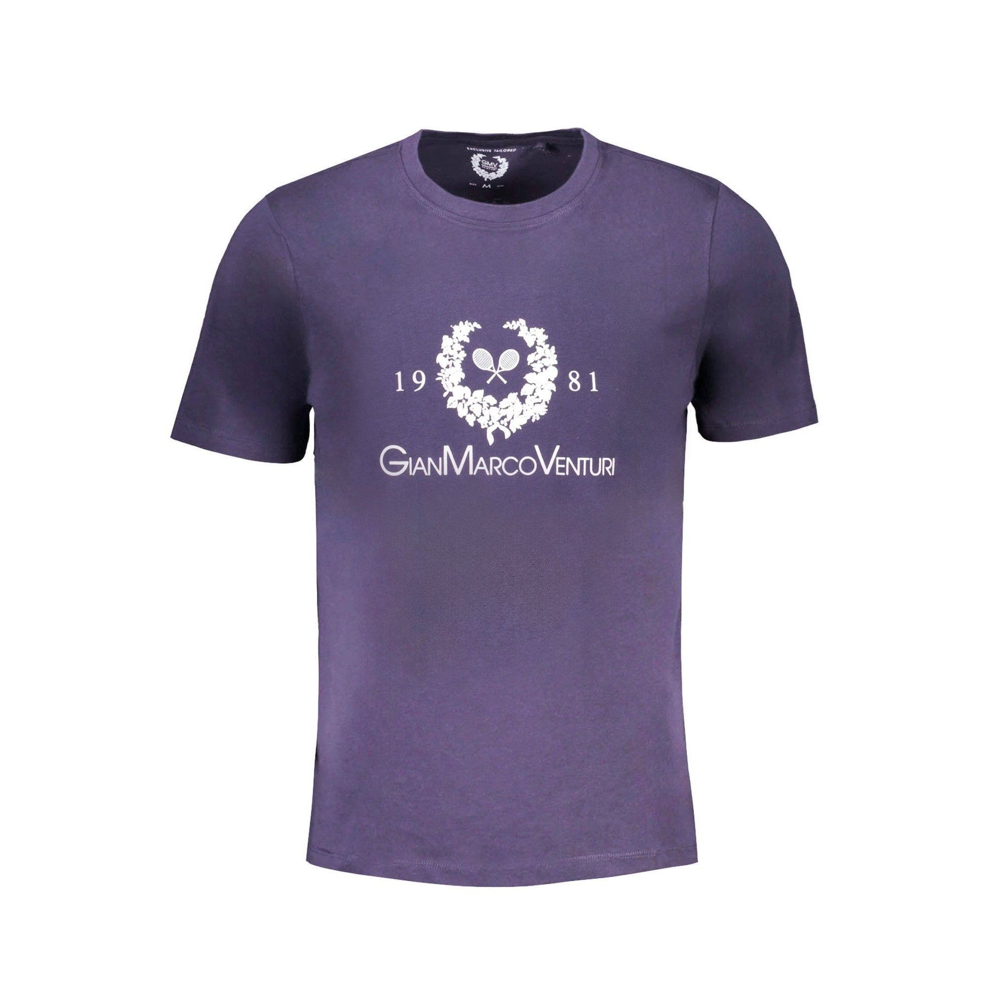 Gian Marco Venturi Tricou AU01419LINO BLEUMARIN