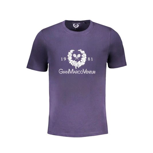Gian Marco Venturi Tricou AU01419LINO BLEUMARIN