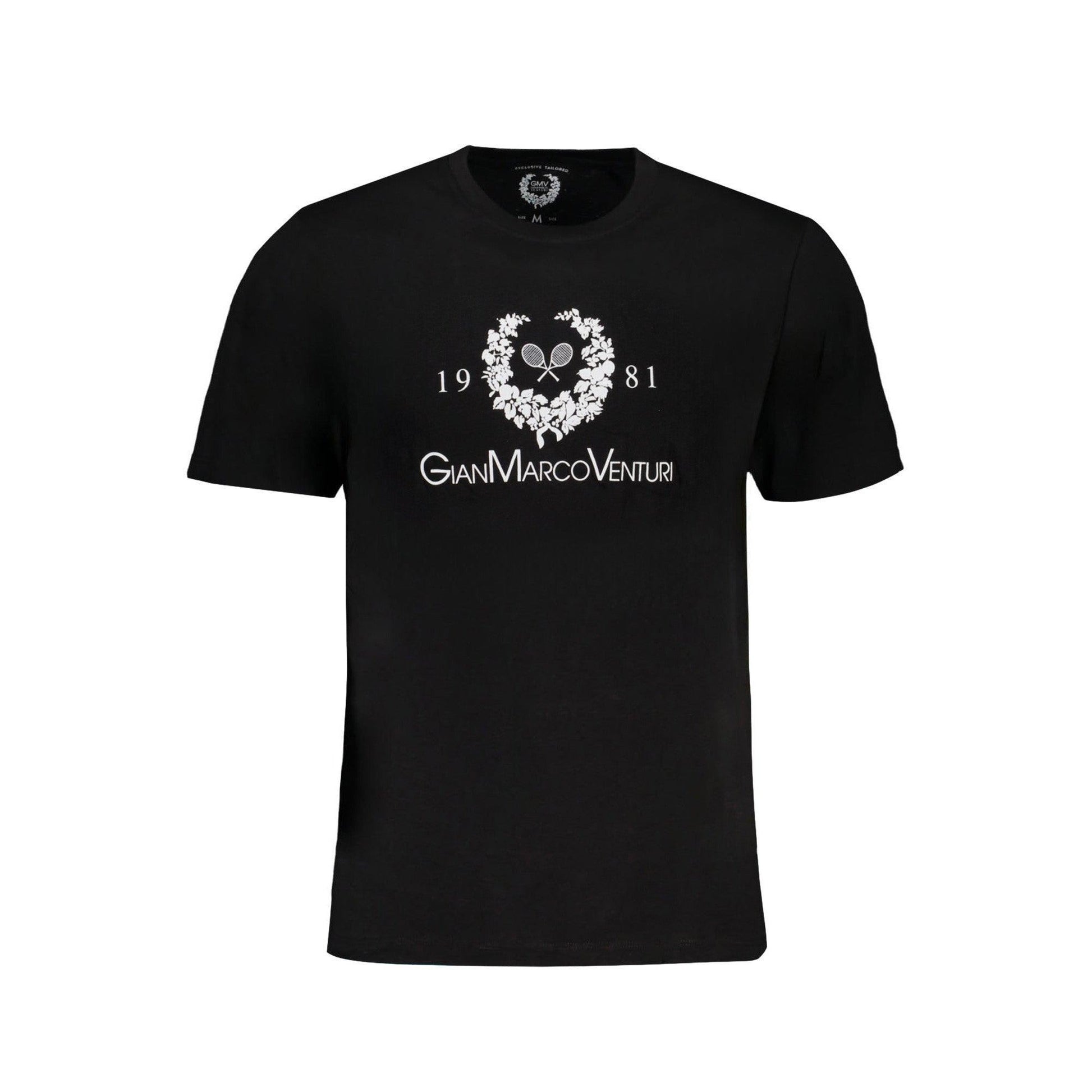 Gian Marco Venturi Tricou AU01419LINO NEGRU