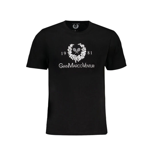 Gian Marco Venturi Tricou AU01419LINO NEGRU