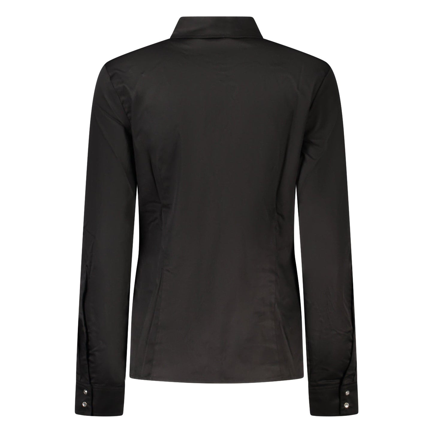 Guess Jeans Cămașă W2YH41WAF10 NEGRU