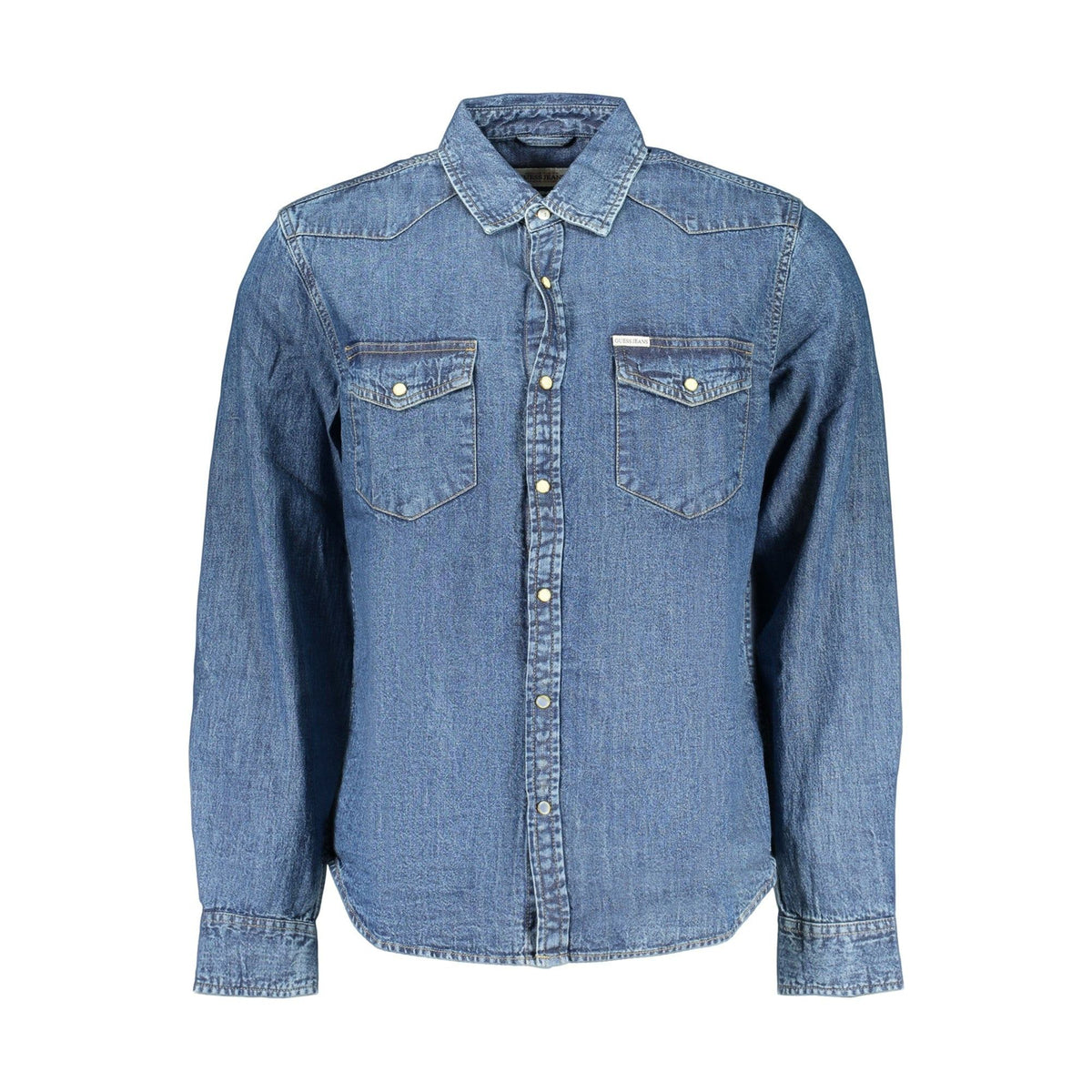 Guess Jeans Cămașă M4YH55D5EI1 BLEUMARIN