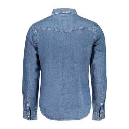 Guess Jeans Cămașă M4YH55D5EI1 BLEUMARIN