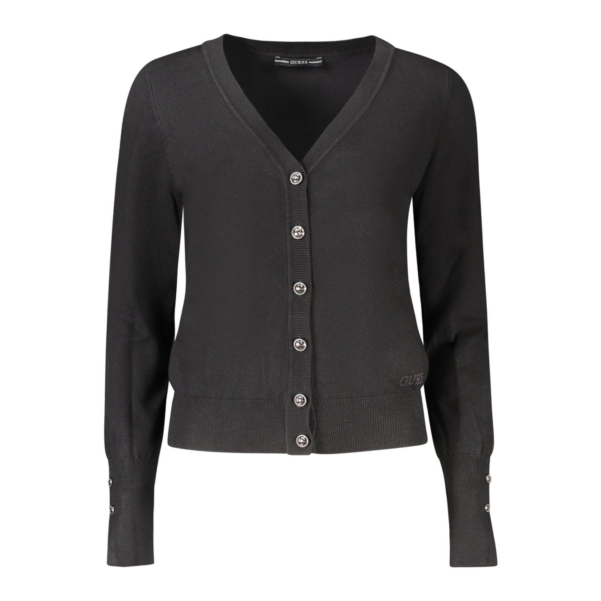 Guess Jeans Pulover W2YR33Z2V62 NEGRU