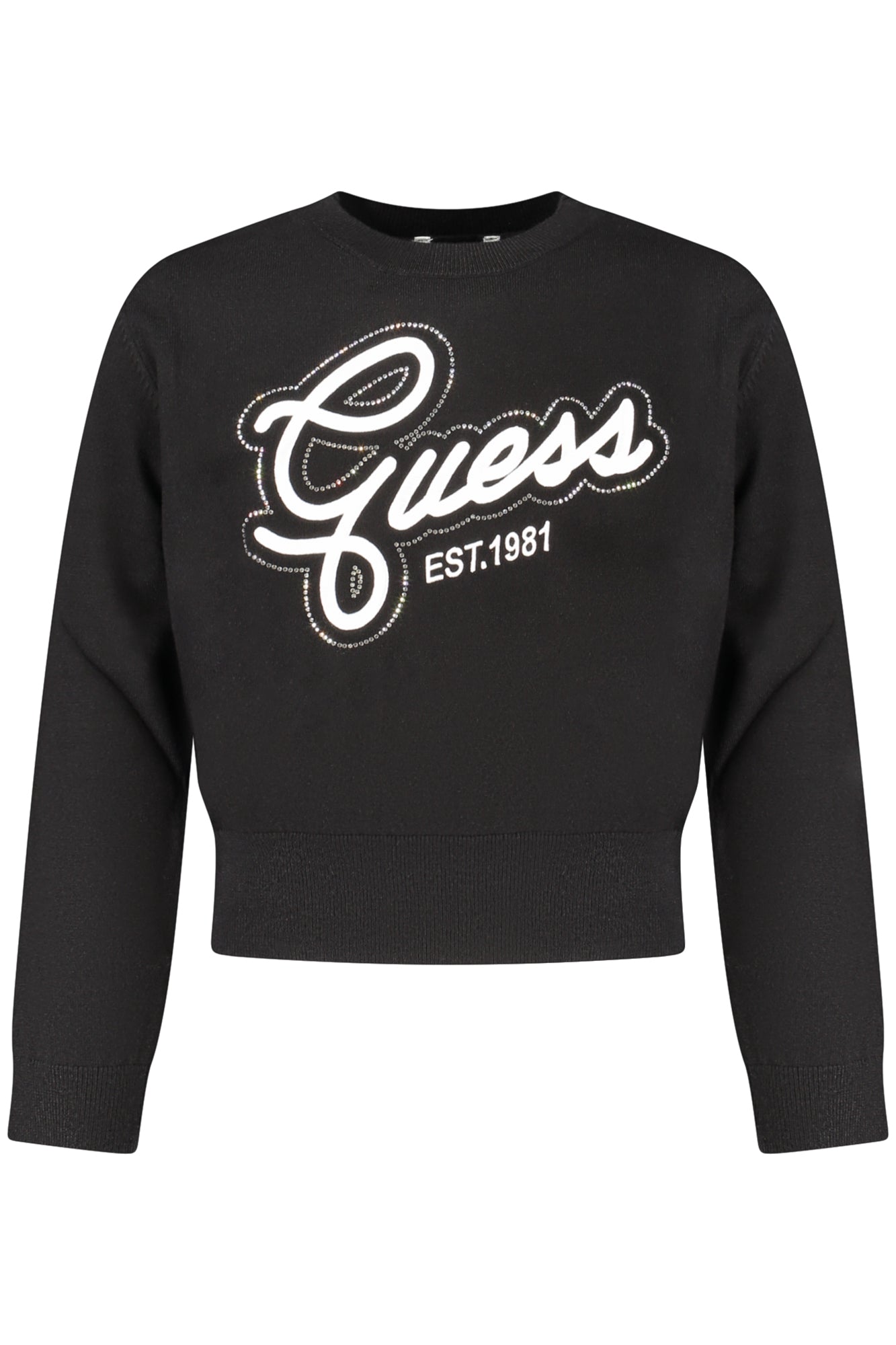 Guess Jeans Pulover J6YR04Z0834 NEGRU