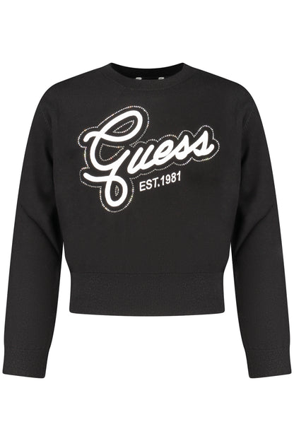 Guess Jeans Pulover J6YR04Z0834 NEGRU