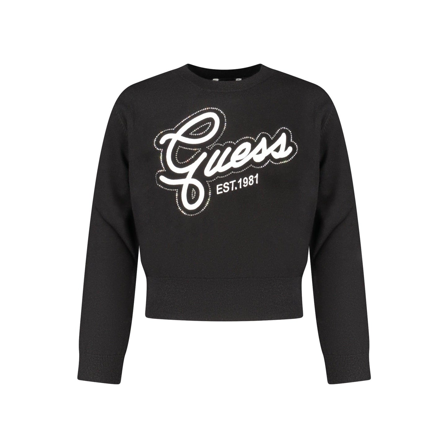 Guess Jeans Pulover J6YR04Z0834 NEGRU