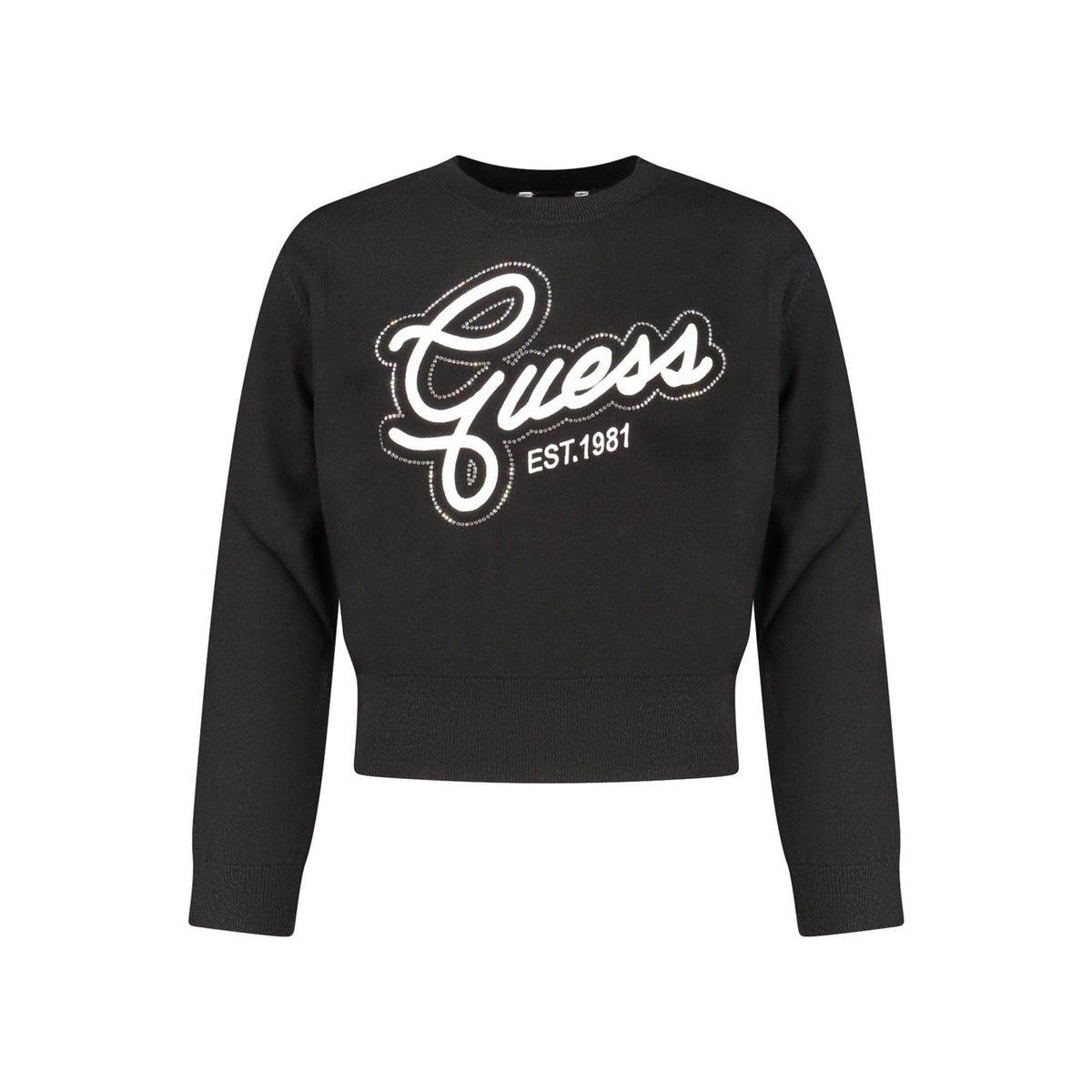 Guess Jeans Pulover J6YR04Z0834 NEGRU