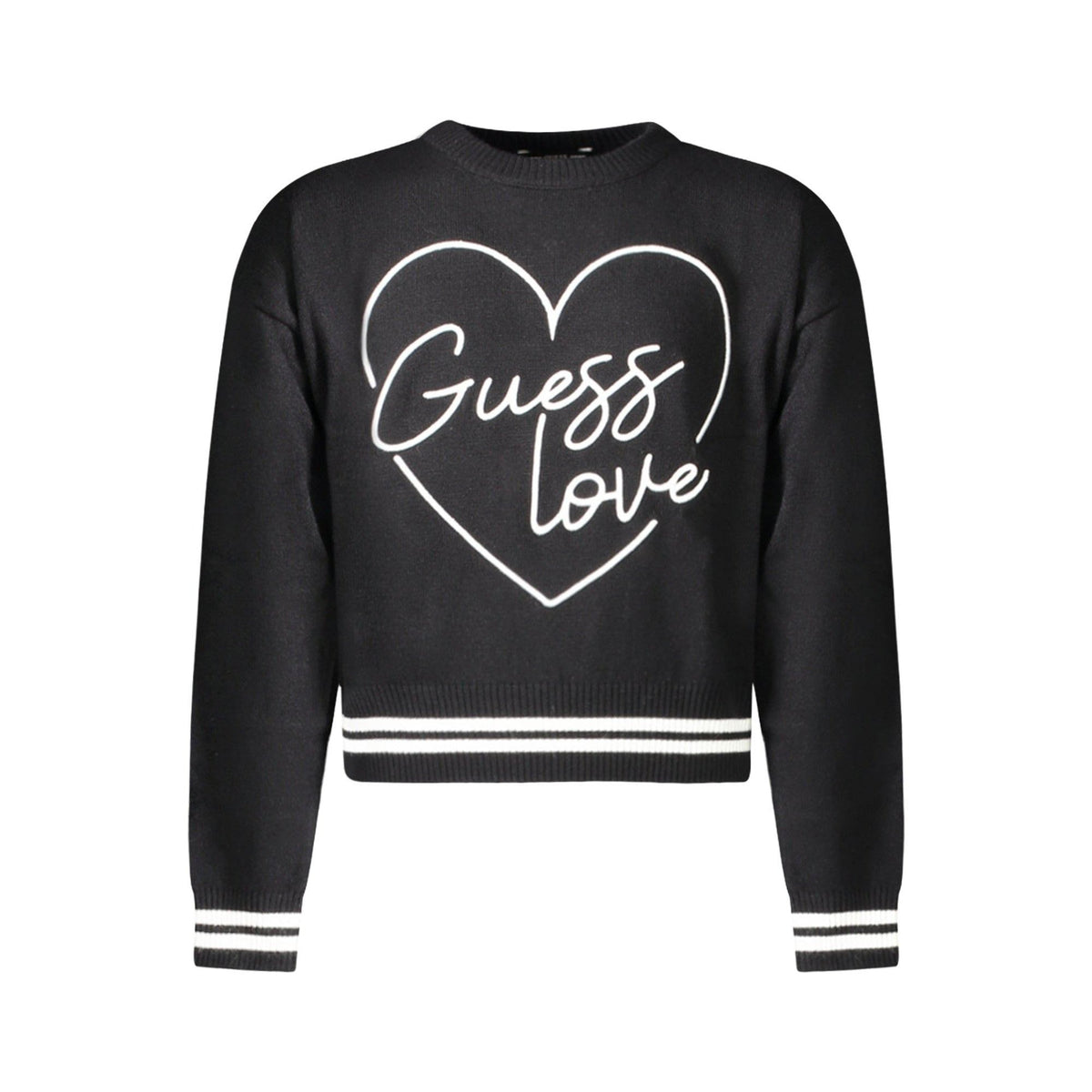 Guess Jeans Pulover J4YR05Z3FV0 NEGRU