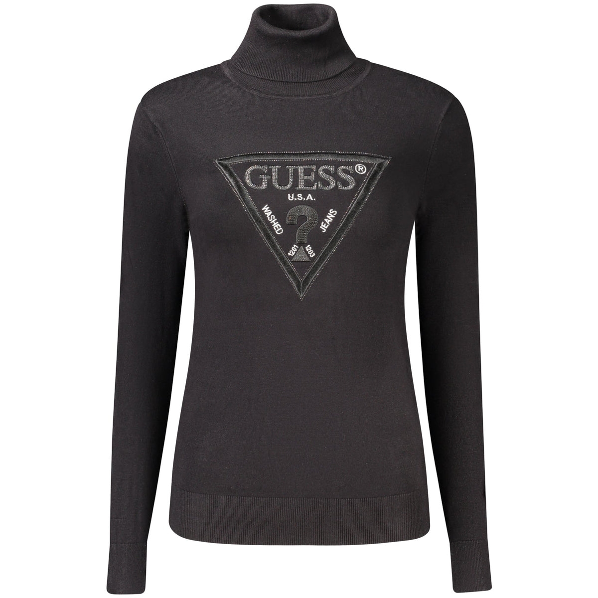 Guess Jeans Pulover W6BR54Z1455 NEGRU