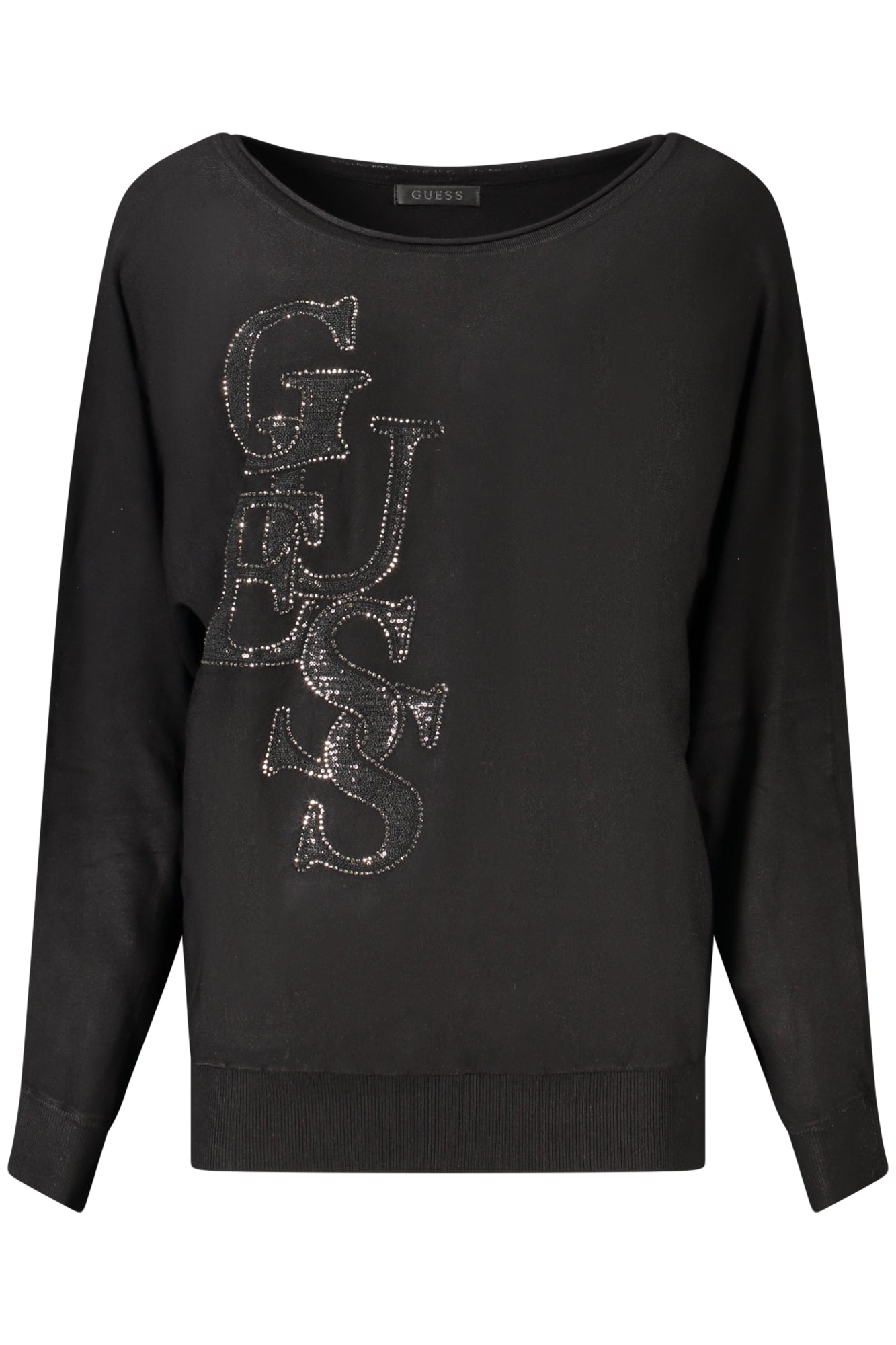 Guess Jeans Pulover W6BR51Z1452 NEGRU