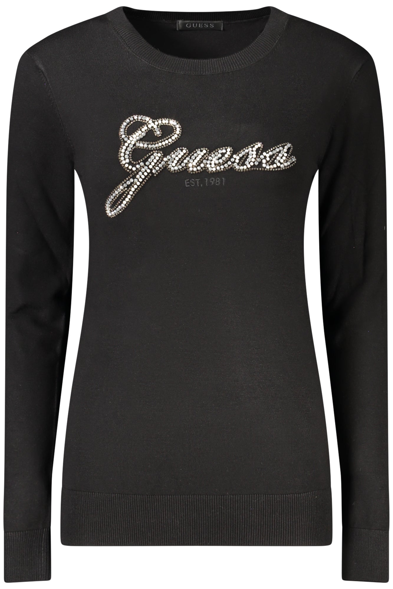 Guess Jeans Pulover W6BR53Z1454 NEGRU