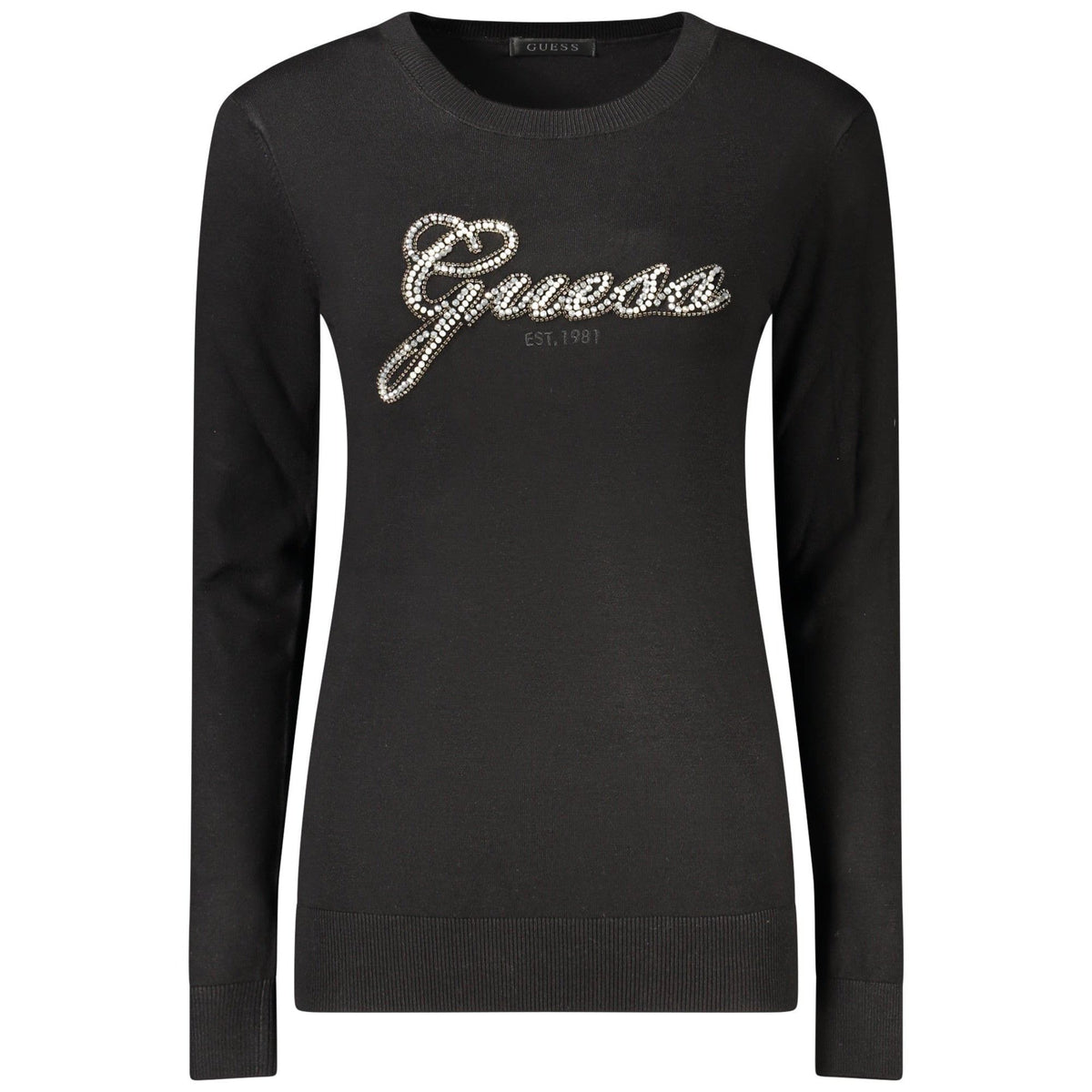 Guess Jeans Pulover W6BR53Z1454 NEGRU
