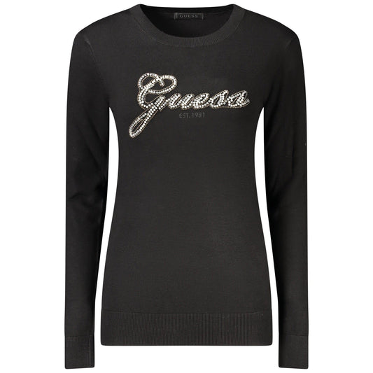 Guess Jeans Pulover W6BR53Z1454 NEGRU