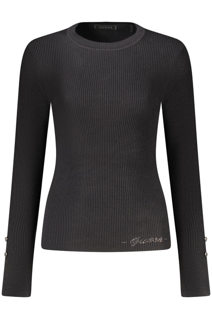 Guess Jeans Pulover W6YR09Z0948 NEGRU