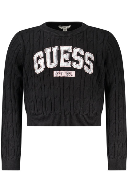 Guess Jeans Pulover J6YR11Z0843 NEGRU