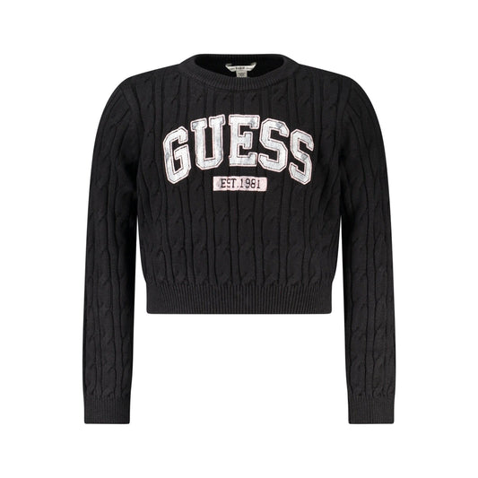 Guess Jeans Pulover J6YR11Z0843 NEGRU
