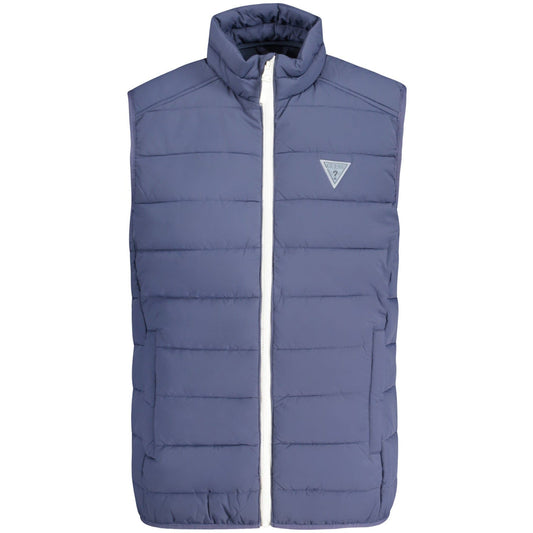 Guess Jeans Vestă Z4RL02WFW40 BLEUMARIN