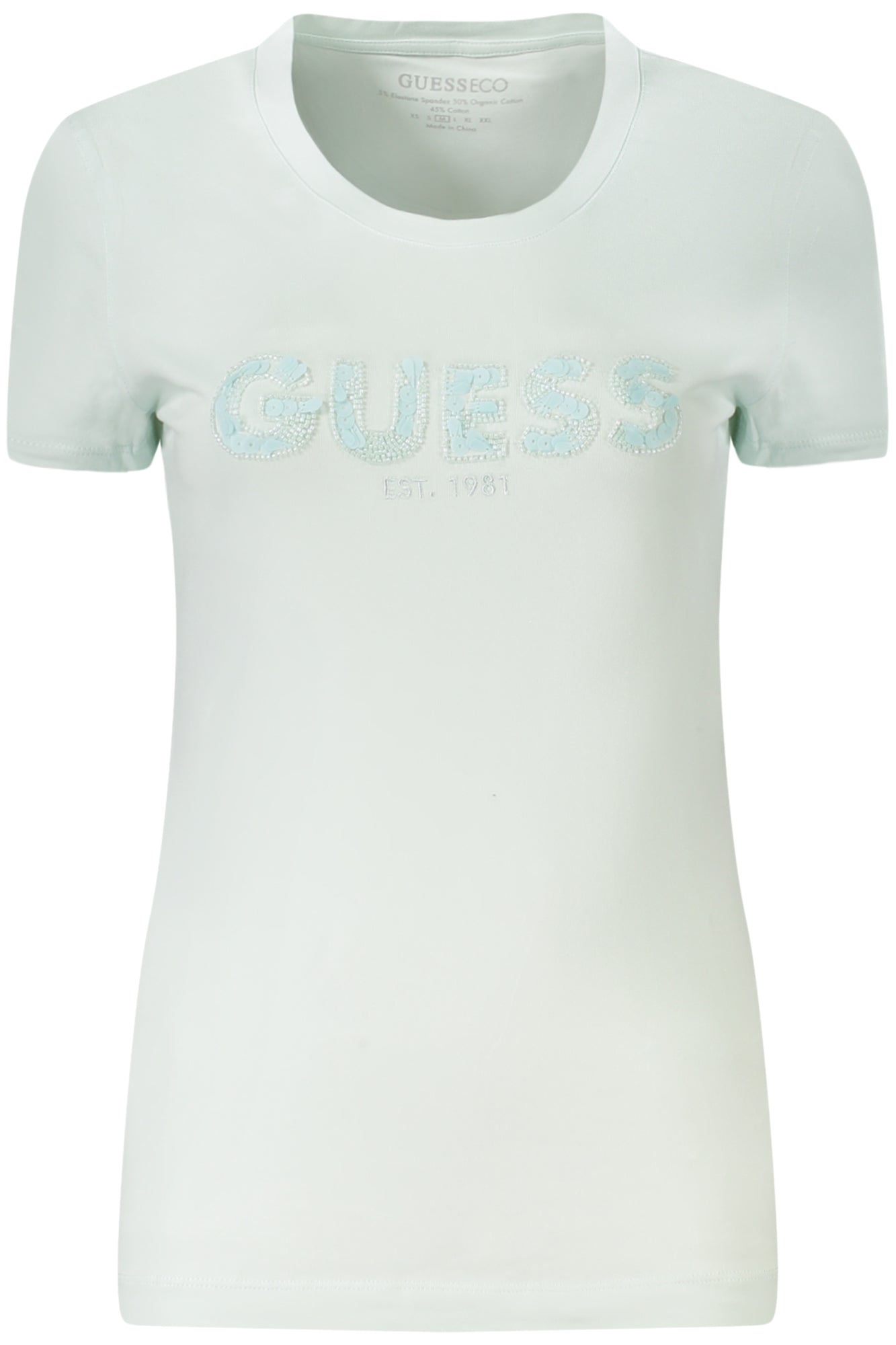 Guess Jeans Tricou W5GI17J1314 CIEL