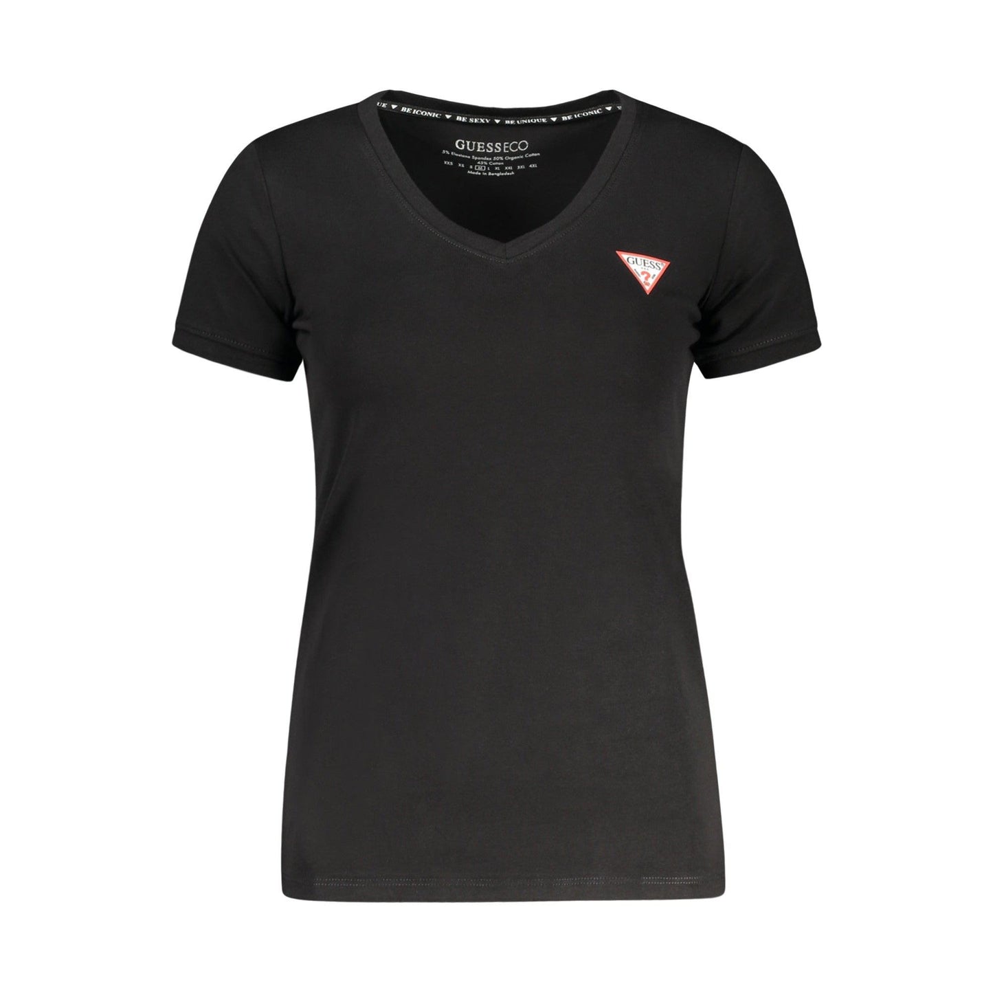 Guess Jeans Tricou W2YI45J1314 NEGRU