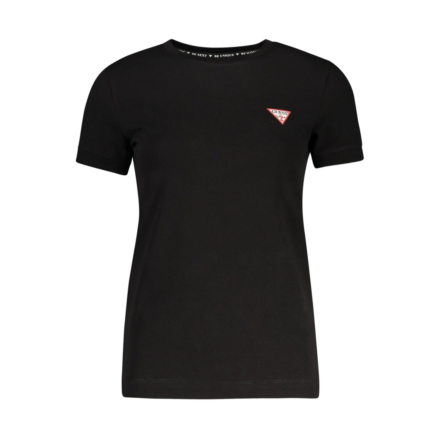Guess Jeans Tricou W2YI44J1314 NEGRU