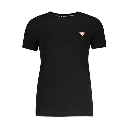 Guess Jeans Tricou W2YI44J1314 NEGRU
