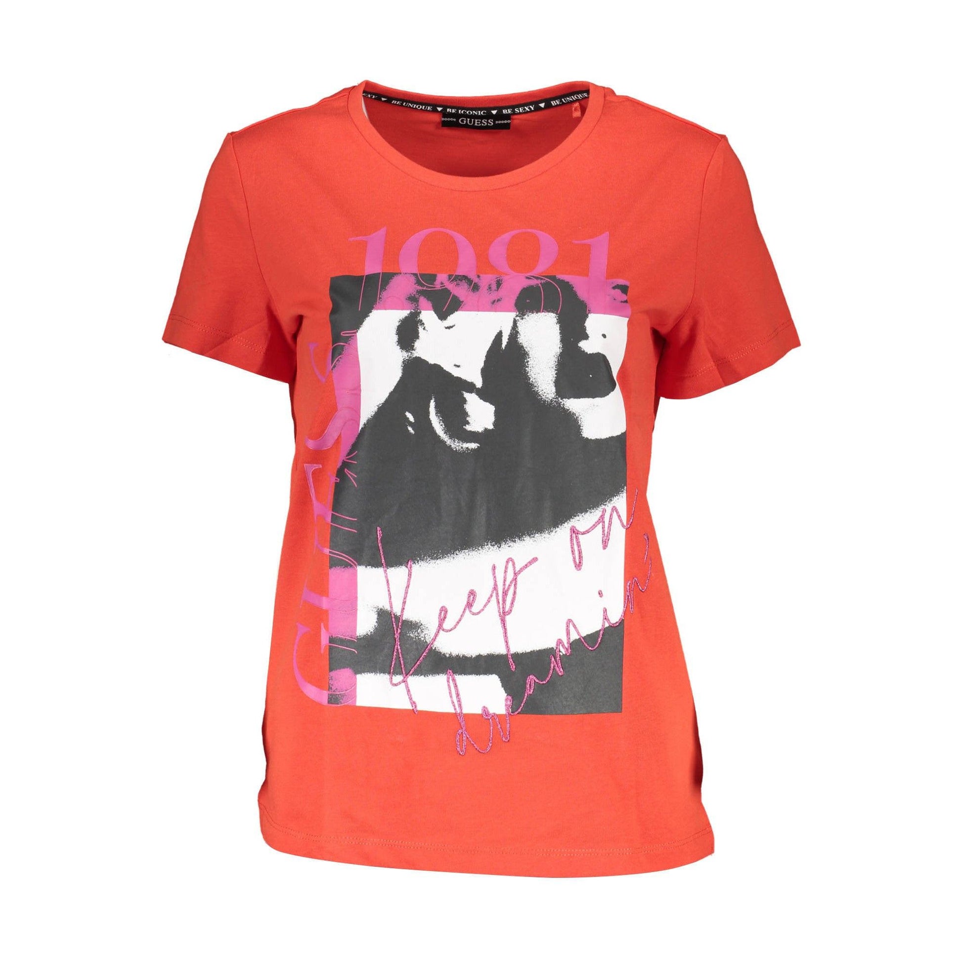 Guess Jeans Tricou W1RI49I3Z00 ROȘU