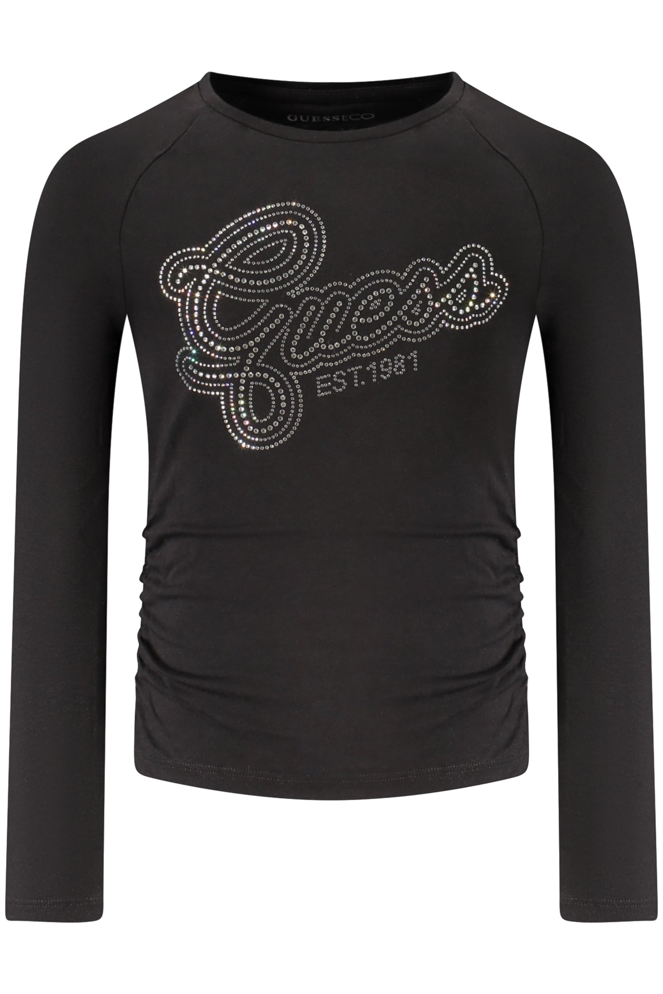 Guess Jeans Tricou J6YI10K3713 NEGRU