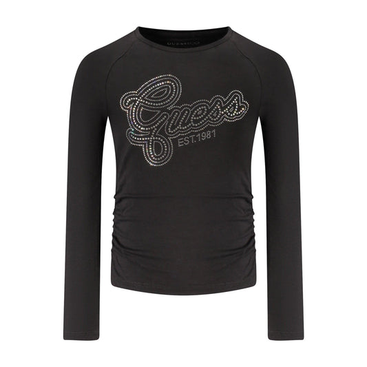 Guess Jeans Tricou J6YI10K3713 NEGRU