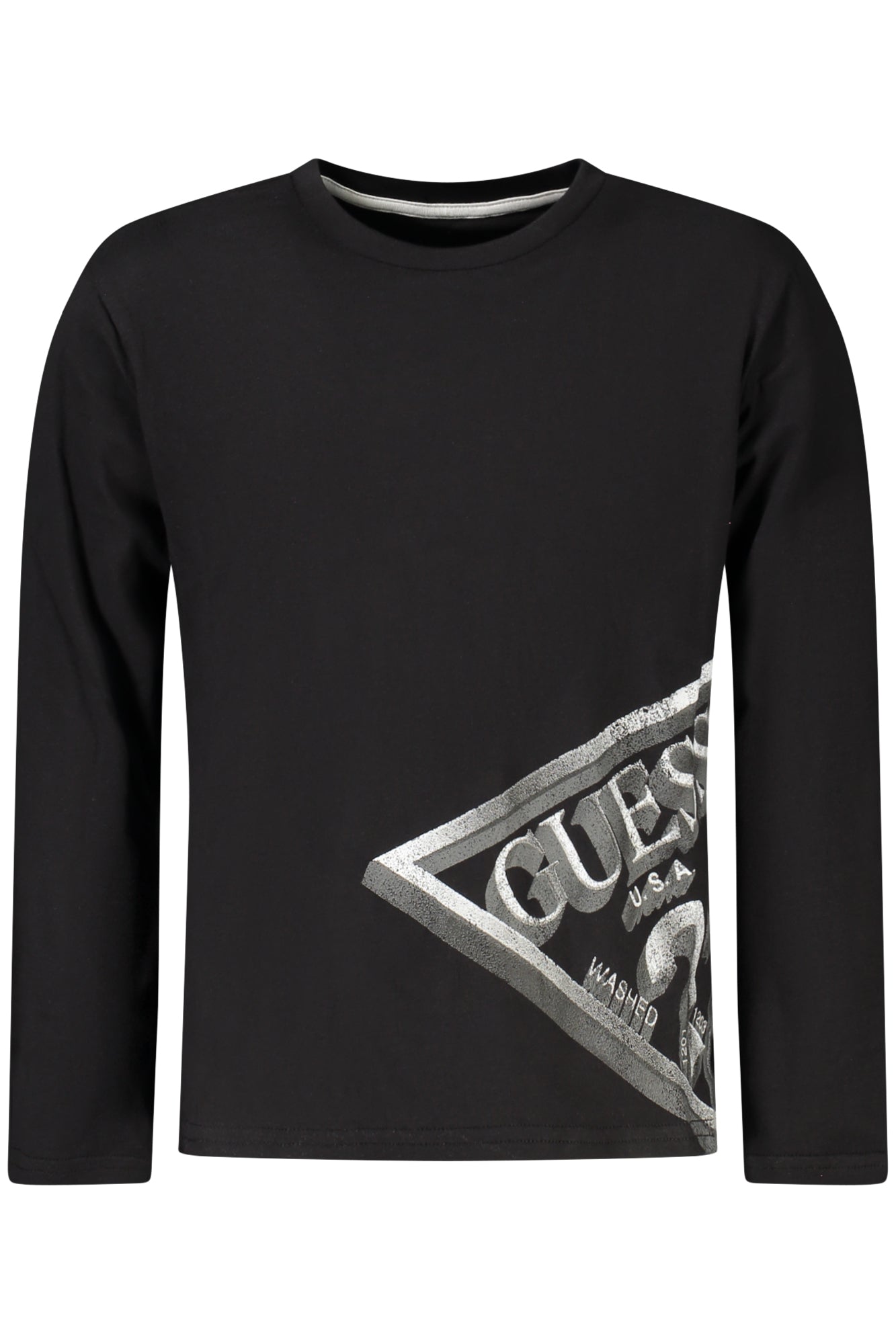 Guess Jeans Tricou L6YI12K3727 NEGRU