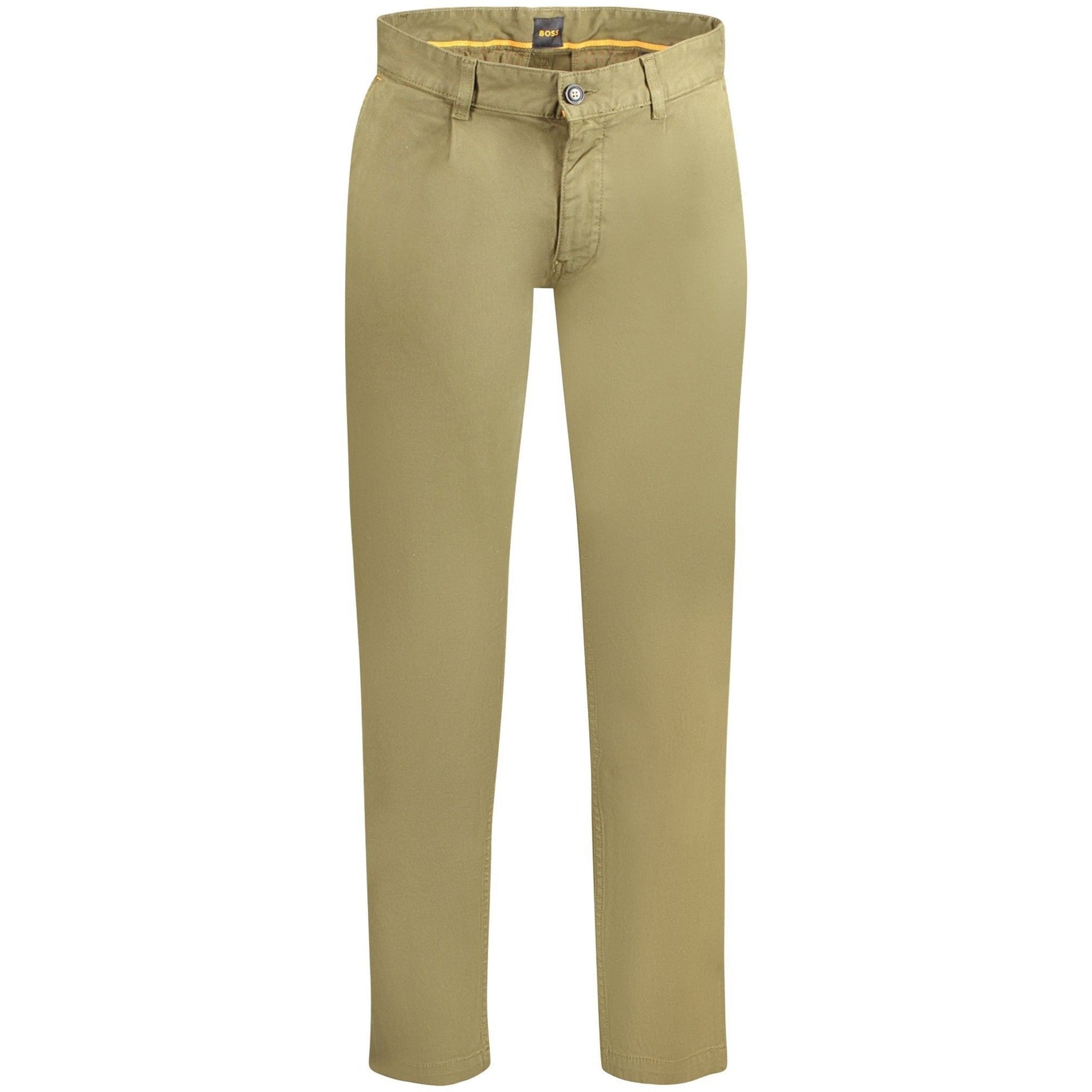 Hugo Boss Pantaloni casual 50529308CHINOPLEATED VERDE