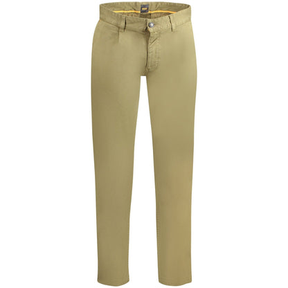 Hugo Boss Pantaloni casual 50529308CHINOPLEATED VERDE