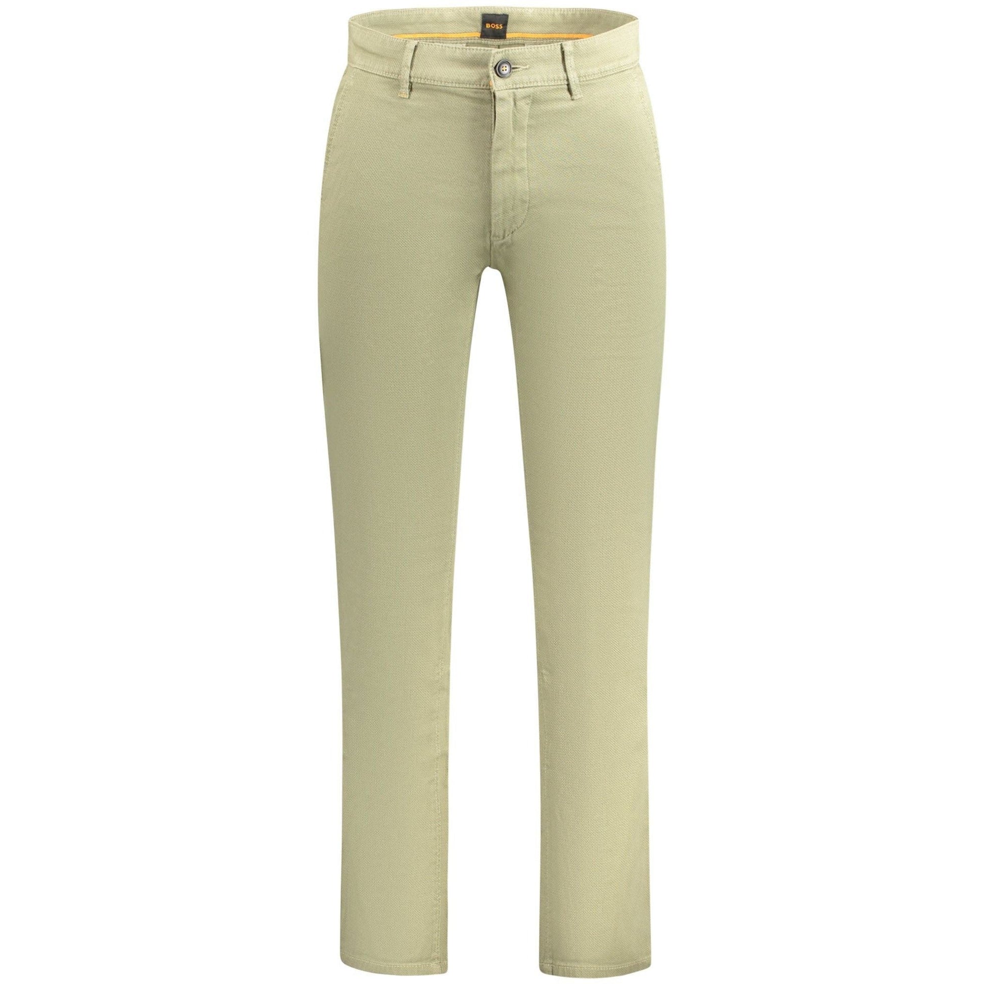 Boss Pantaloni casual 50518478CHINOSLIM VERDE