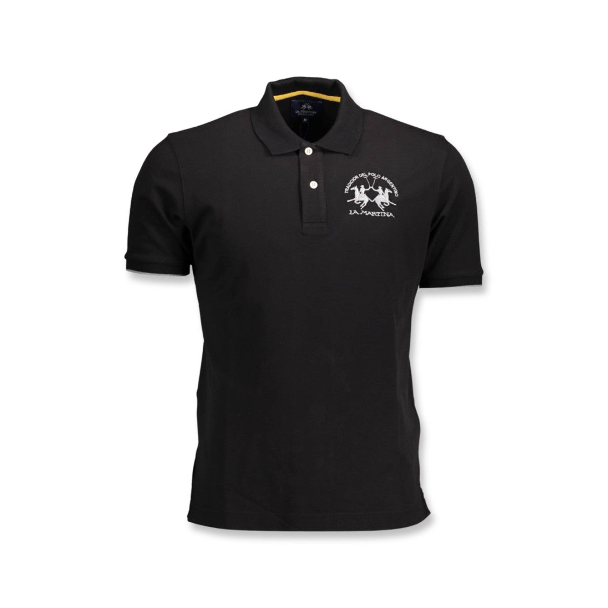 La Martina Tricou Polo CCMP01 NEGRU