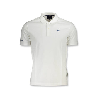 La Martina Tricou Polo XMP002-PK031 ALB