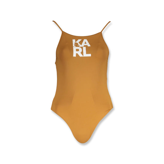 Karl Lagerfeld Costum de baie întreg KL22WOP01 MARO