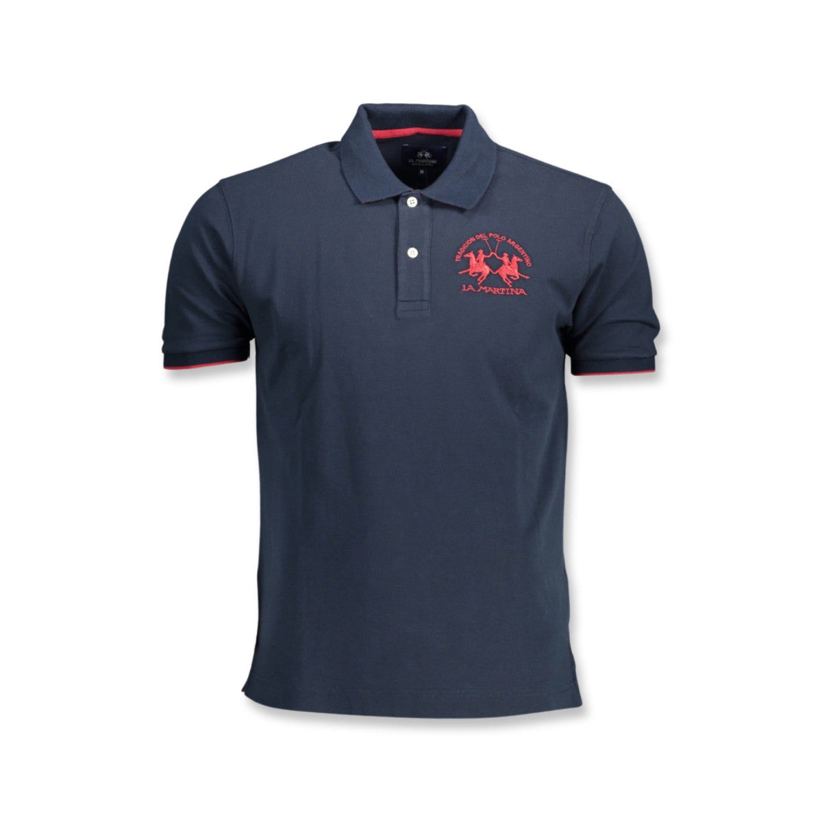 La Martina Tricou Polo CCMP01 BLEUMARIN