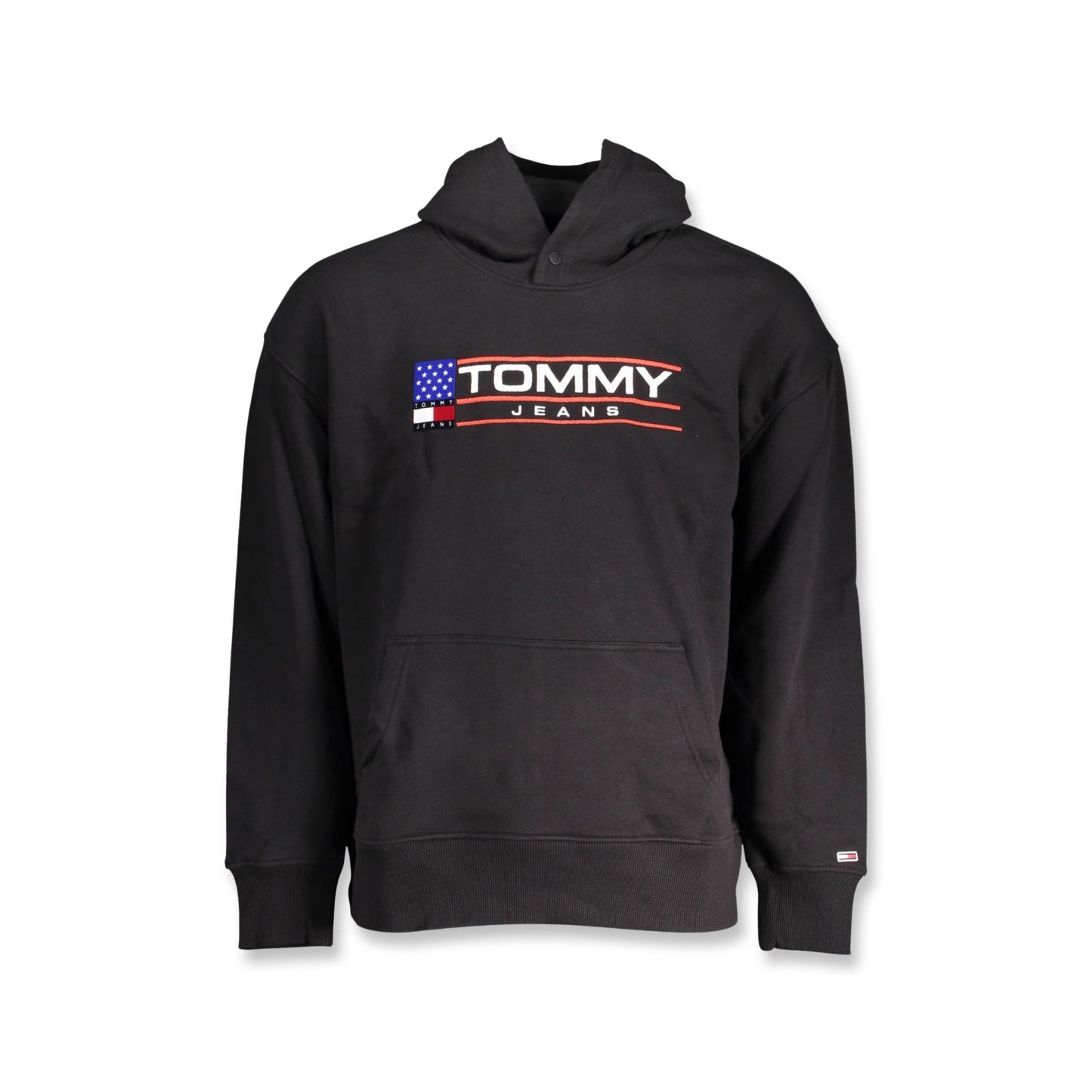 Tommy Hilfiger Hanorac cu glugă DM0DM15685 NEGRU