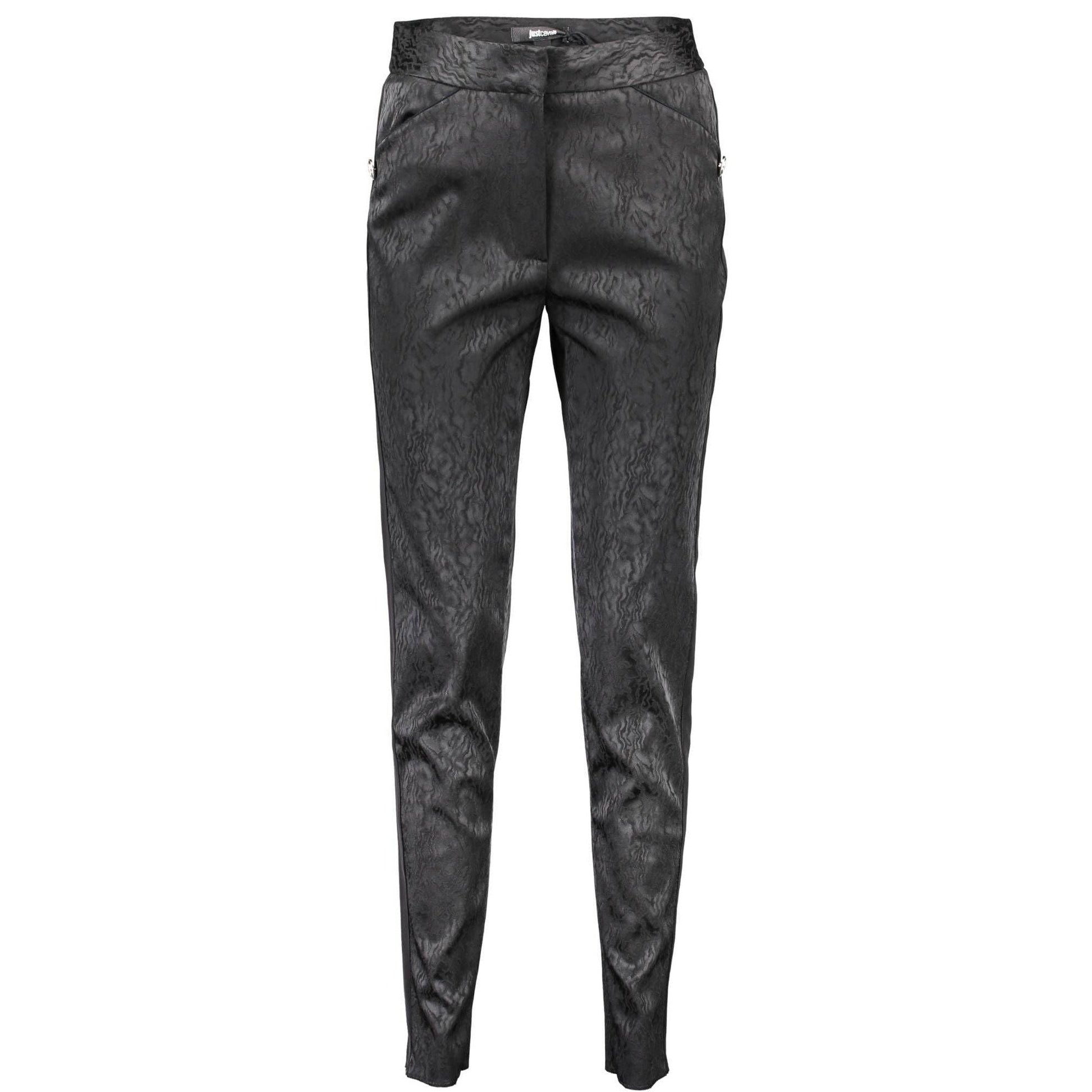 Just Cavalli Pantaloni casual S04KA0182 NEGRU