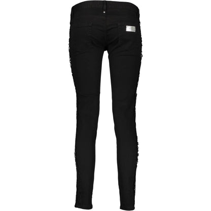 Just Cavalli Pantaloni casual S04LA0115 NEGRU