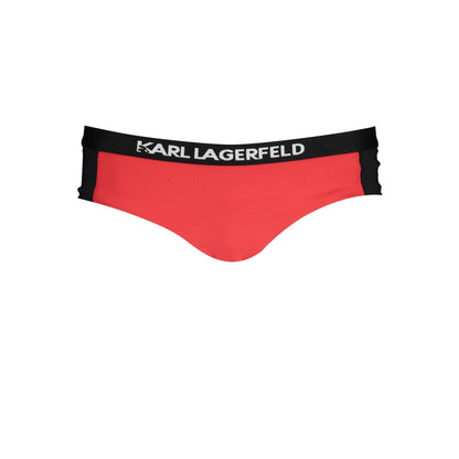Karl Lagerfeld Costum baie KL22WBT09 ROȘU