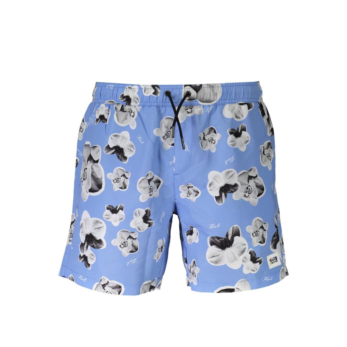 Karl Lagerfeld Pantaloni de baie KL20MBM12 CIEL