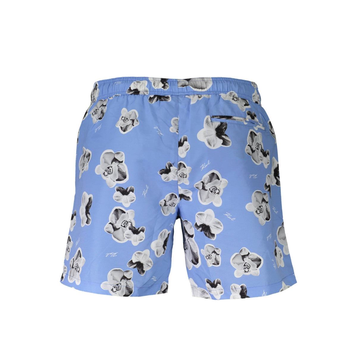 Karl Lagerfeld Pantaloni de baie KL20MBM12 CIEL