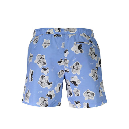 Karl Lagerfeld Pantaloni de baie KL20MBM12 CIEL