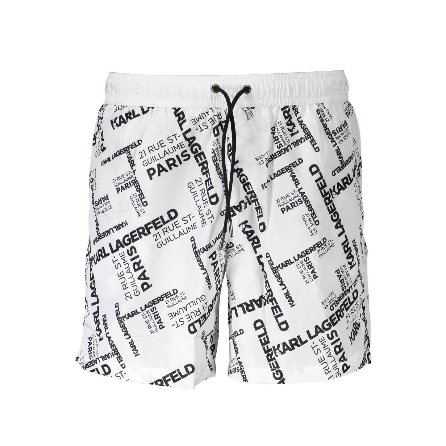Karl Lagerfeld Pantaloni baie KL20MBM08 ALB