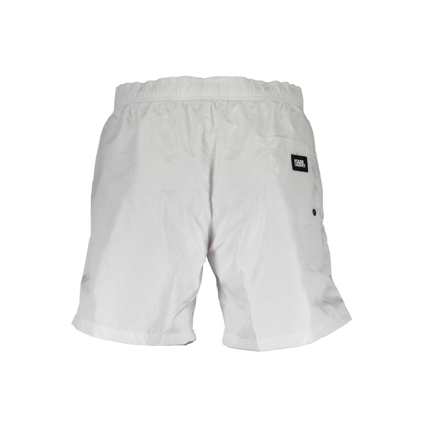 Karl Lagerfeld Pantaloni baie KL21MBM01 ALB