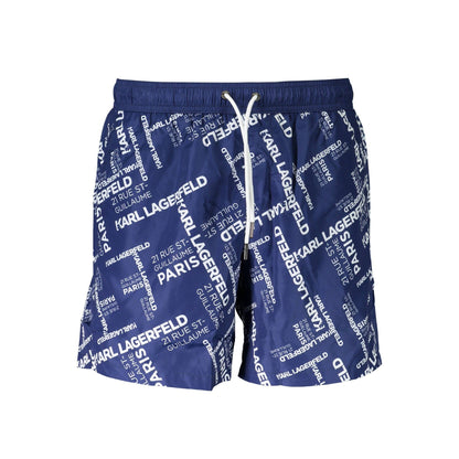 Karl Lagerfeld Pantaloni baie KL20MBM08 BLEUMARIN