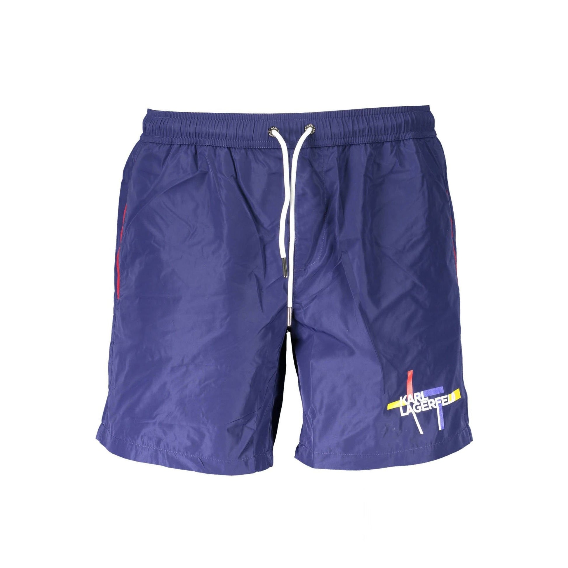 Karl Lagerfeld Pantaloni baie KL20MBM01 BLEUMARIN