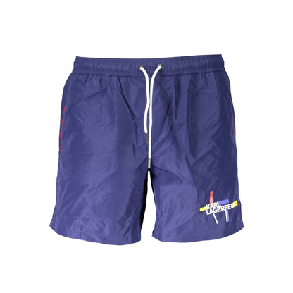 Karl Lagerfeld Pantaloni baie KL20MBM01 BLEUMARIN